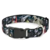 Disney Designer Breakaway Pet Collar - Nightmare Before Christmas Characters In Cemetery