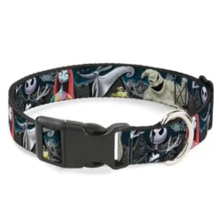 Disney Designer Breakaway Pet Collar - Nightmare Before Christmas Characters In Cemetery