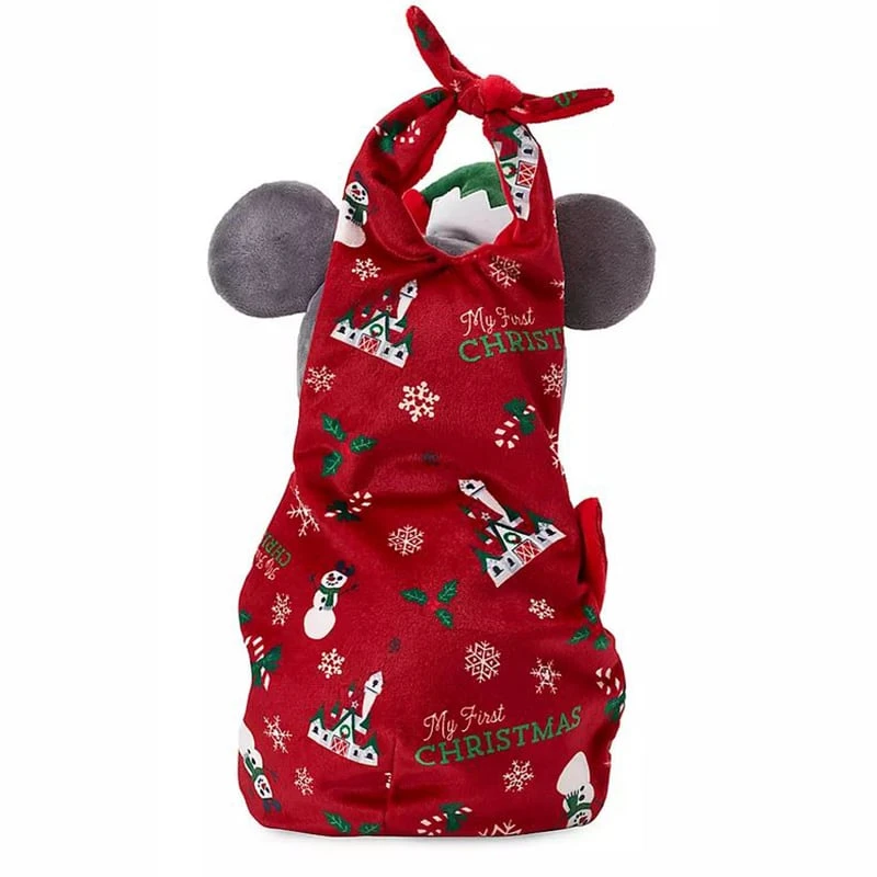 Disney Babies Plush - Baby Holiday Mickey With Blanket Pouch - 1st Christmas Castle 2 Disney Babies Plush - Baby Holiday Mickey With Blanket Pouch - 1st Christmas Castle - Image 2