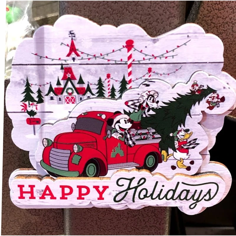 Disney Magnet - Mickey & Friends Christmas Tree Farm - Yuletide Farmhouse 1 Disney Magnet - Mickey & Friends Christmas Tree Farm - Yuletide Farmhouse
