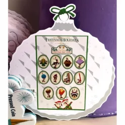 Disney Ornament W/ Map & Stickers - Chip & Dale's Christmas Tree Spree 2019 - Mickey & Minnie - Epcot Festival Of The Holidays -Deals Loungefly Store 79163 2