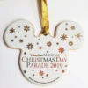 Disney Disc Ornament - Mickey Mouse Ears Icon - Christmas Day Parade 2019