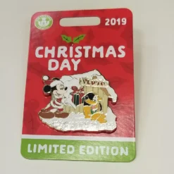 Disney Christmas Pin - Merry Christmas 2019 - Mickey And Pluto