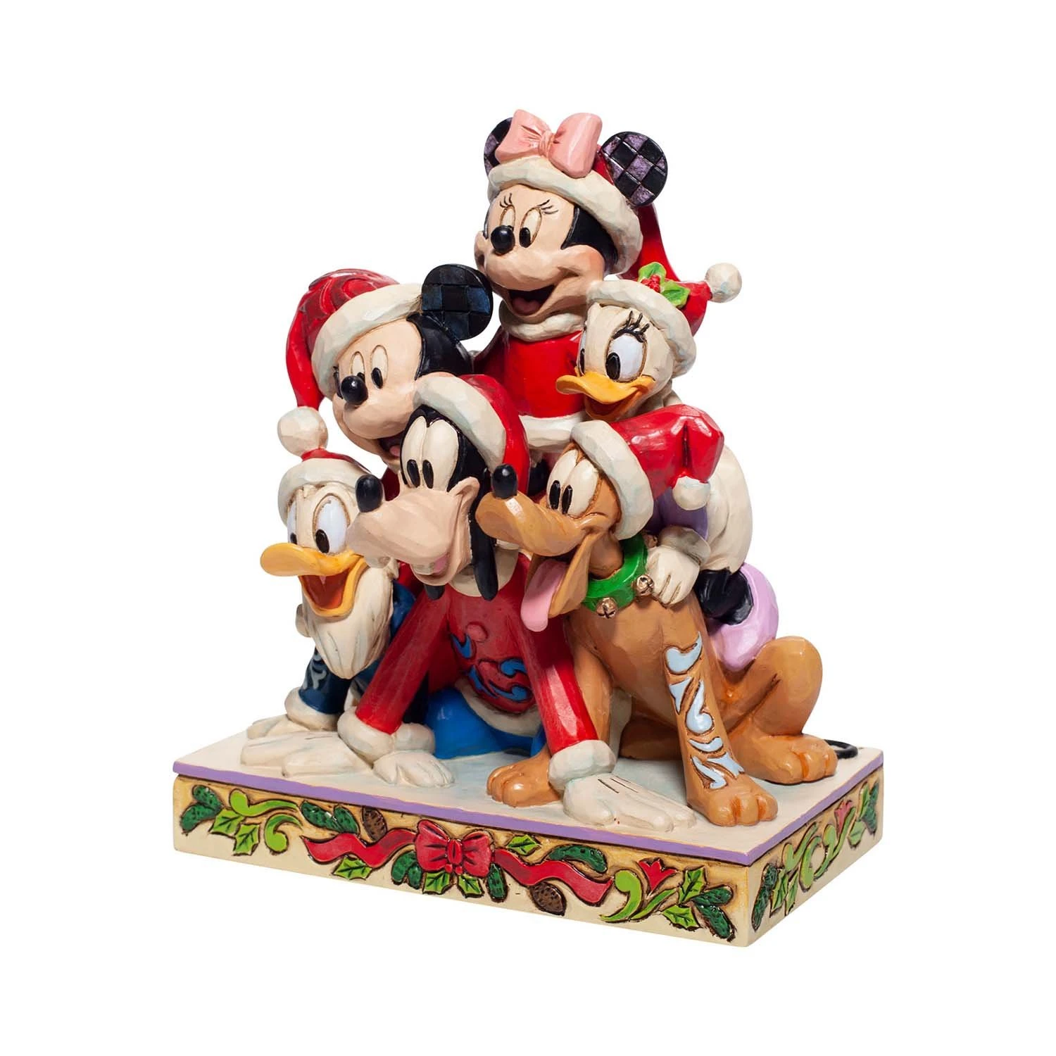 Disney Traditions By Jim Shore - Christmas Mickey And Friends Pyramid - 6007063 6 Disney Traditions By Jim Shore - Christmas Mickey And Friends Pyramid - 6007063 - Image 6
