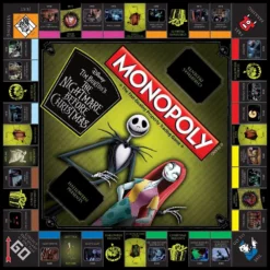 Disney Board Game - Tim Burton's The Nightmare Before Christmas Edition - Monopoly -Deals Loungefly Store 82981 2s
