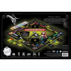Disney Board Game - Tim Burton's The Nightmare Before Christmas Edition - Monopoly -Deals Loungefly Store 82981 4s