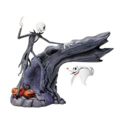 Enesco Disney Grand Jester Studios Figure - Nightmare Before Christmas Jack And Zero