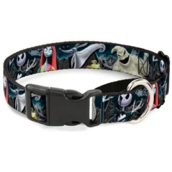 Disney Designer Martingale Dog Collar - Nightmare Before Christmas Poses