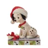 Enesco Disney Traditions Figurine - JIM SHORE - Christmas Lucky Puppy