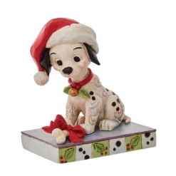 Enesco Disney Traditions Figurine - JIM SHORE - Christmas Lucky Puppy -Deals Loungefly Store 91818203