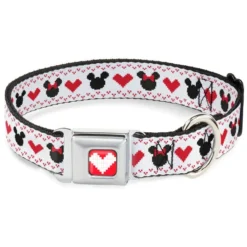 Disney Designer Pet Collar - Mickey & Minnie - Christmas Sweater