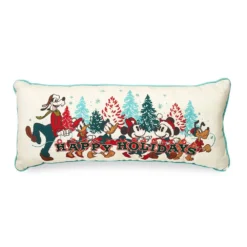 Disney Throw Pillow - 2022 Vintage Christmas Mickey And Friends