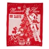 Disney Throw Blanket - 2022 Vintage Christmas Mickey And Minnie