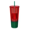Disney Starbucks Travel Tumbler - Christmas 2022 Red And Green