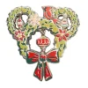 Disney Pin - 2022 Mickey's Vintage Christmas Mickey Icon Wreath