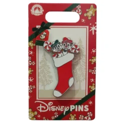 Disney Pin - 2022 Mickey's Vintage Christmas Chip 'n' Dale Stocking 3 Disney Pin - 2022 Mickey's Vintage Christmas Chip 'n' Dale Stocking -Deals Loungefly Store 97690aml2