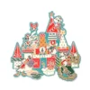 Disney Jumbo Pin - 2022 Mickey And Friends Vintage Christmas