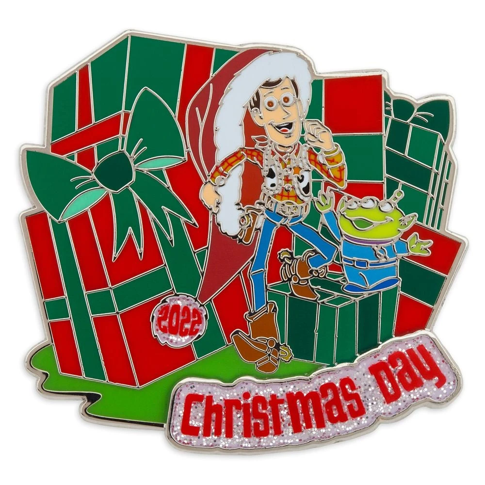Disney Pin - Toy Story Woody And Alien Christmas Day 1 Disney Pin - Toy Story Woody And Alien Christmas Day