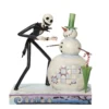 Enesco Disney Traditions Figurine - The Nightmare Before Christmas - Jack & Snowman