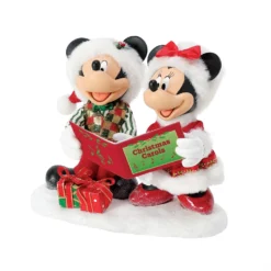Enesco Disney Possible Dreams Figure - Minnie & Mickey Mouse - Christmas Caroling
