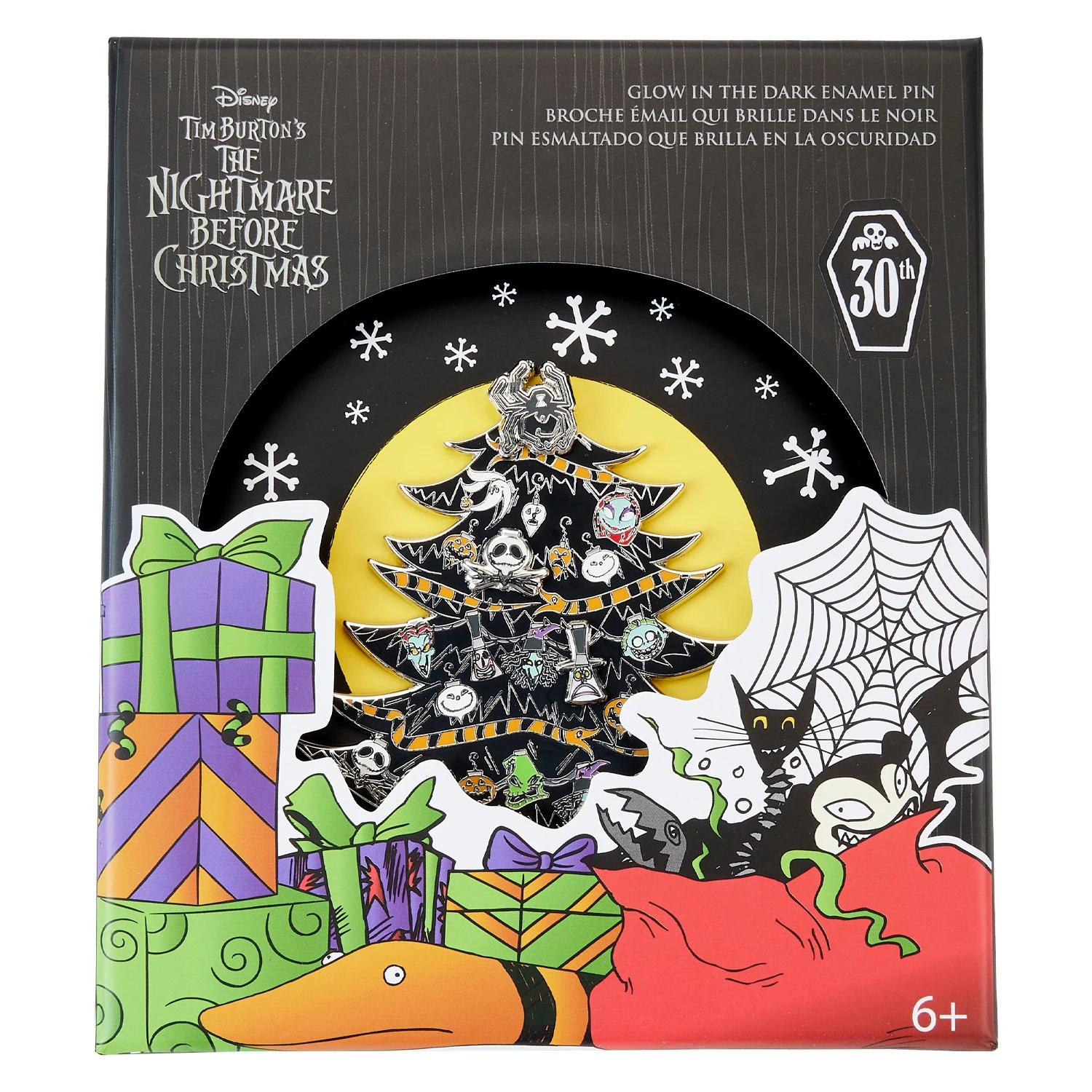Disney Loungefly 3'' Collector Box Pin - Nightmare Before Christmas Tree 1 Disney Loungefly 3'' Collector Box Pin - Nightmare Before Christmas Tree